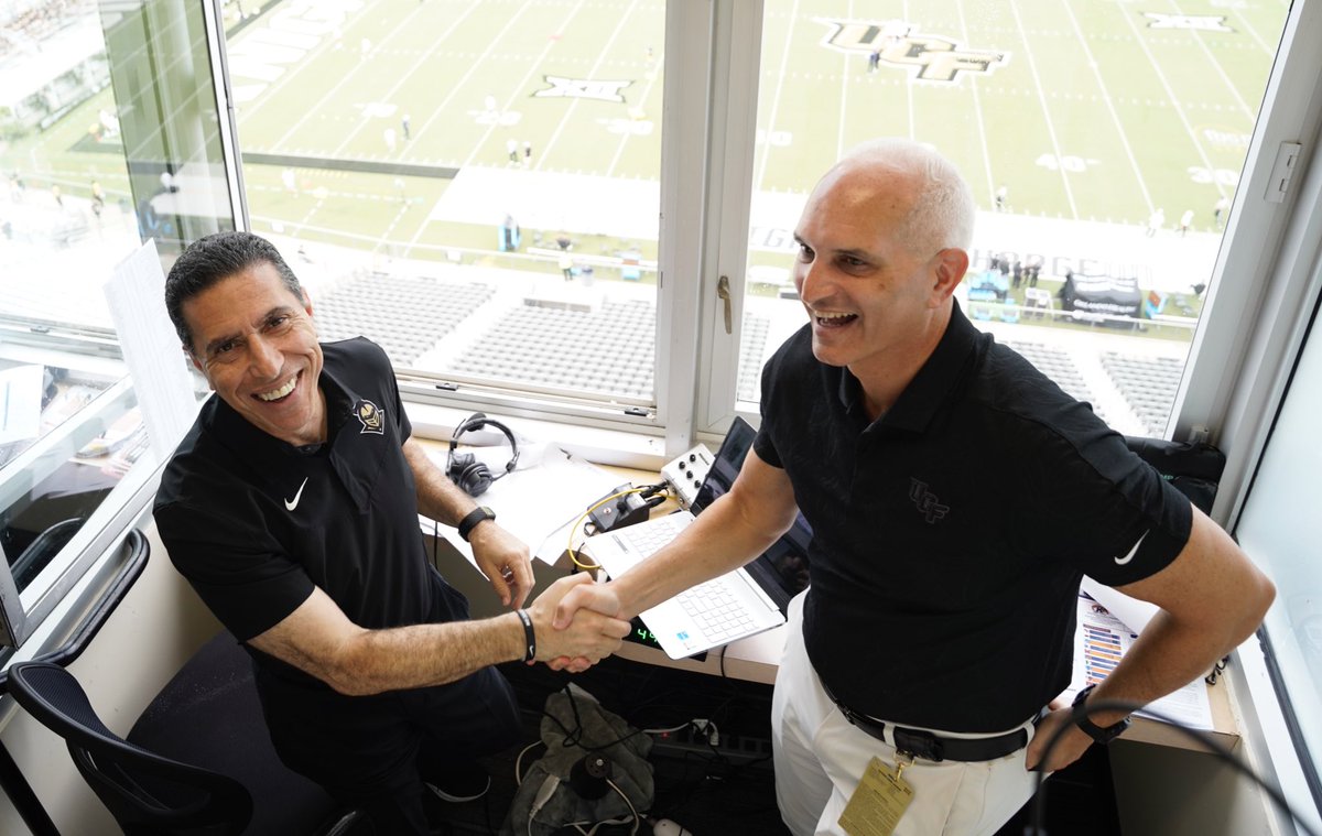 UCFKnights's tweet photo. The Biggest GameDay surprise…

The Voice of the Knights @ucf_marcdaniels is UCF Hall of Fame bound‼️ https://t.co/vAAfNa7u42