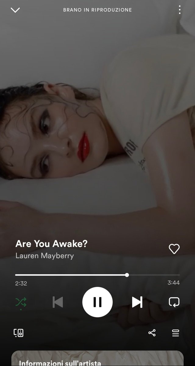 Are You Awake? by Lauren Mayberry is OUT NOW in Italy! ❤️🤍❤️

<a href="/laurenevemay/">Lauren Mayberry</a> #LaurenMayberry #AreYouAwake