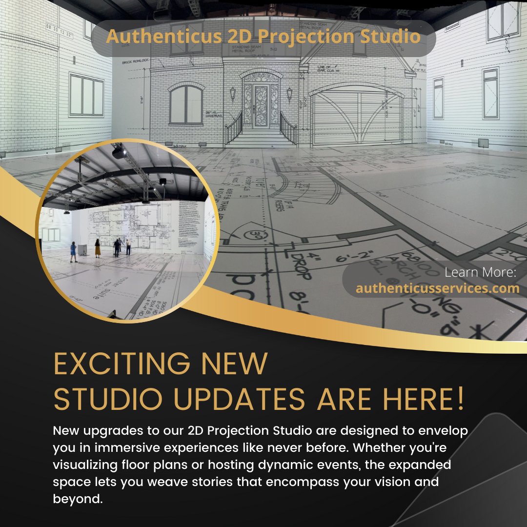 AuthenticusHou's tweet image. We&apos;ve just leveled up your immersive experience! New upgrades to our 2D Projection Studio are designed to give you more creative freedom and customization than ever before!
🌐 authenticusservices.com
#Authenticus #Authenticus2DStudio #ExpandingHorizons #ImmersiveUpgrade