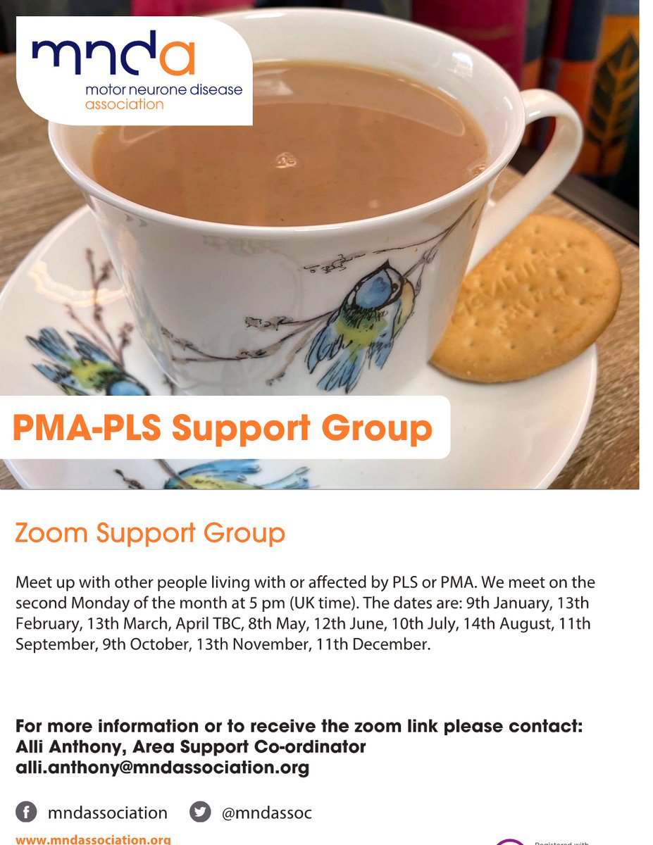 MND_NWLONDON's tweet photo. Details of our upcoming, online support meetings #MND https://t.co/NjmLfDmc7x