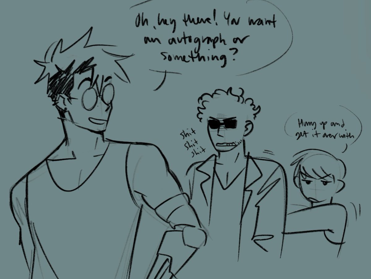also extra with wolfwood. he goes to all his shows. he's a little loser💔 