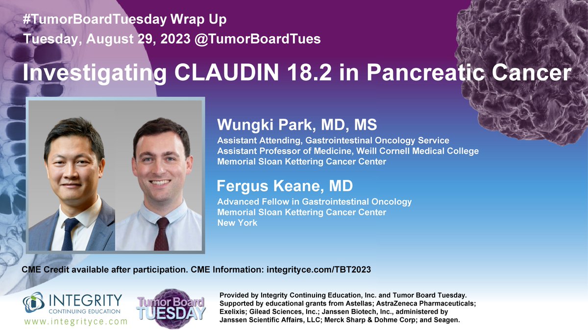 Johnathan Ebben MD, PhD (@johnebbenmdphd) on Twitter photo <a href="/TumorBoardTues/">#TumorBoardTuesday</a> <a href="/MPishvaian/">Mike Pishvaian</a> <a href="/EileenMOReilly/">Eileen M O’Reilly</a> <a href="/ferguskeane2/">Fergus Keane</a> <a href="/CentralParkWMD/">Wungki Park, MD MS</a> <a href="/PanCAN/">PanCAN</a> <a href="/NatPancFdn/">The National Pancreas Foundation</a> <a href="/KoheiShitara/">Kohei shitara</a> <a href="/GIcancerDoc/">Tanios Bekaii-Saab, MD</a> <a href="/KlempnerSam/">Sam Klempner</a> <a href="/letswinpc/">Let's Win Pancreatic Cancer 💜</a> #TumorBoardTuesday
Thursday wrap up!
<a href="/CentralParkWMD/">Wungki Park, MD MS</a> <a href="/ferguskeane2/">Fergus Keane</a> led the discussion. More and more, molecular 🎯 different options in #PDAC.
✅HRD- PARPi; always want to go for curative surg if possible, but in met or 2L setting
✅KRAS- G12C small # of cases, G12D inhibs in <a href="/TumorBoardTues/">#TumorBoardTuesday</a> <a href="/MPishvaian/">Mike Pishvaian</a> <a href="/EileenMOReilly/">Eileen M O’Reilly</a> <a href="/ferguskeane2/">Fergus Keane</a> <a href="/CentralParkWMD/">Wungki Park, MD MS</a> <a href="/PanCAN/">PanCAN</a> <a href="/NatPancFdn/">The National Pancreas Foundation</a> <a href="/KoheiShitara/">Kohei shitara</a> <a href="/GIcancerDoc/">Tanios Bekaii-Saab, MD</a> <a href="/KlempnerSam/">Sam Klempner</a> <a href="/letswinpc/">Let's Win Pancreatic Cancer 💜</a> #TumorBoardTuesday
Thursday wrap up!
<a href="/CentralParkWMD/">Wungki Park, MD MS</a> <a href="/ferguskeane2/">Fergus Keane</a> led the discussion. More and more, molecular 🎯 different options in #PDAC.
✅HRD- PARPi; always want to go for curative surg if possible, but in met or 2L setting
✅KRAS- G12C small # of cases, G12D inhibs in