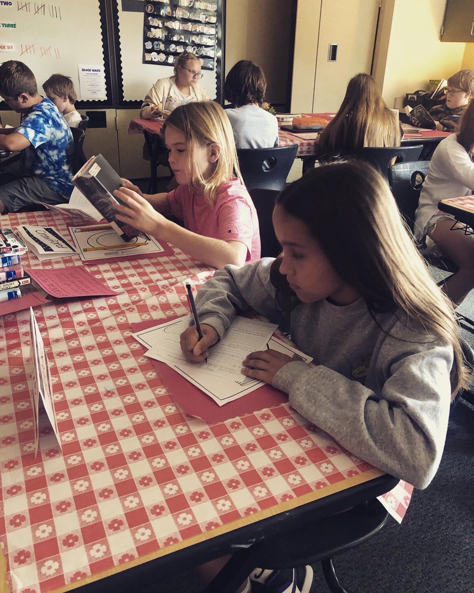 CharRinehart's tweet photo. Book Tasting with #TeamIntrepid readers exploring their reading identities by sampling a variety of genres. @TeamNSIS @canon_mac https://t.co/Eq96zshVQ3