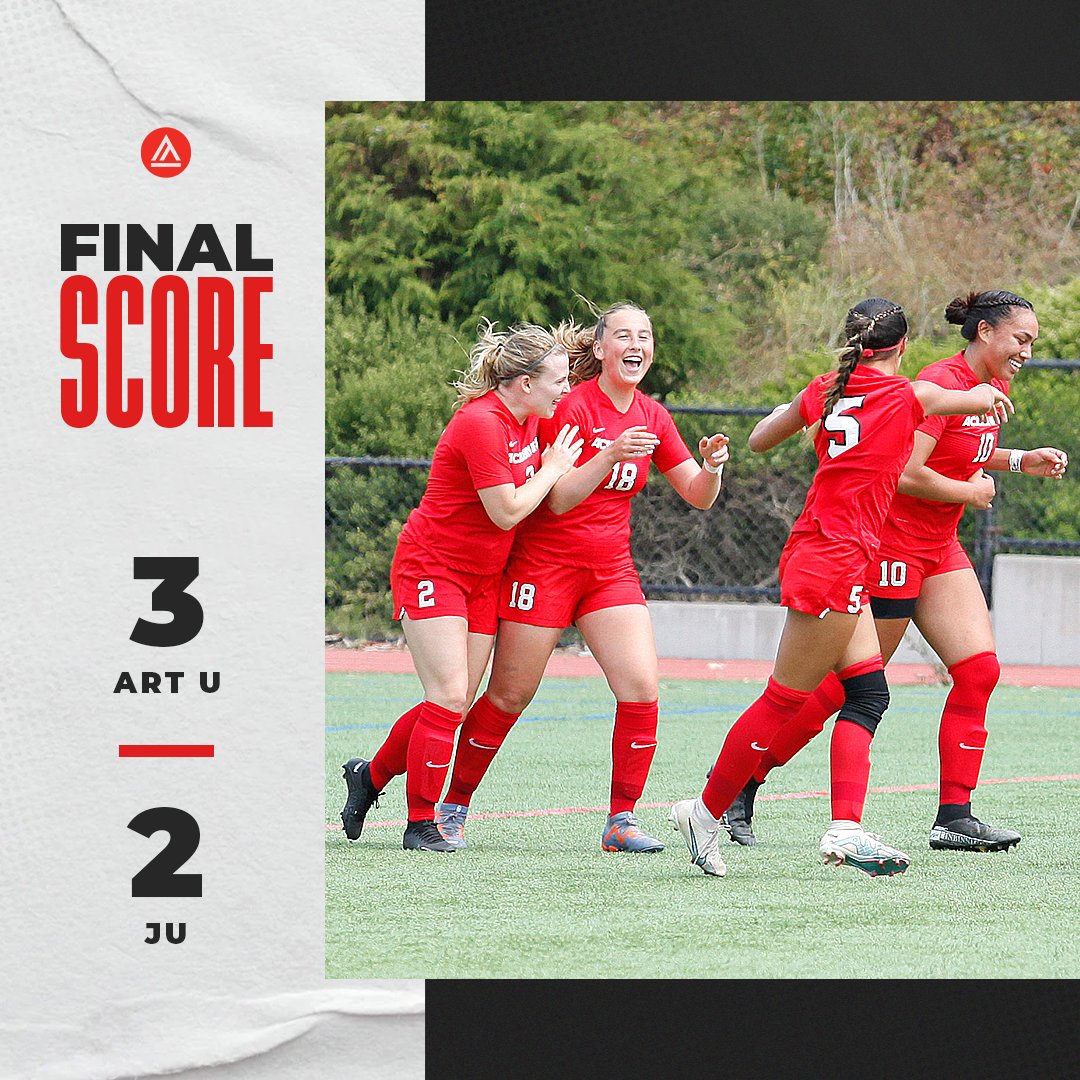 The first collegiate goals for Kara Aradóttir and Ashley Tasev bookended Katie Williams finding the back of the net as <a href="/ARTUWSoccer/">ART U Women's Soccer</a> never trailed in its 3-2 win over Jessup to begin the 2023 season. #PacWestWSOC #ArtSchool