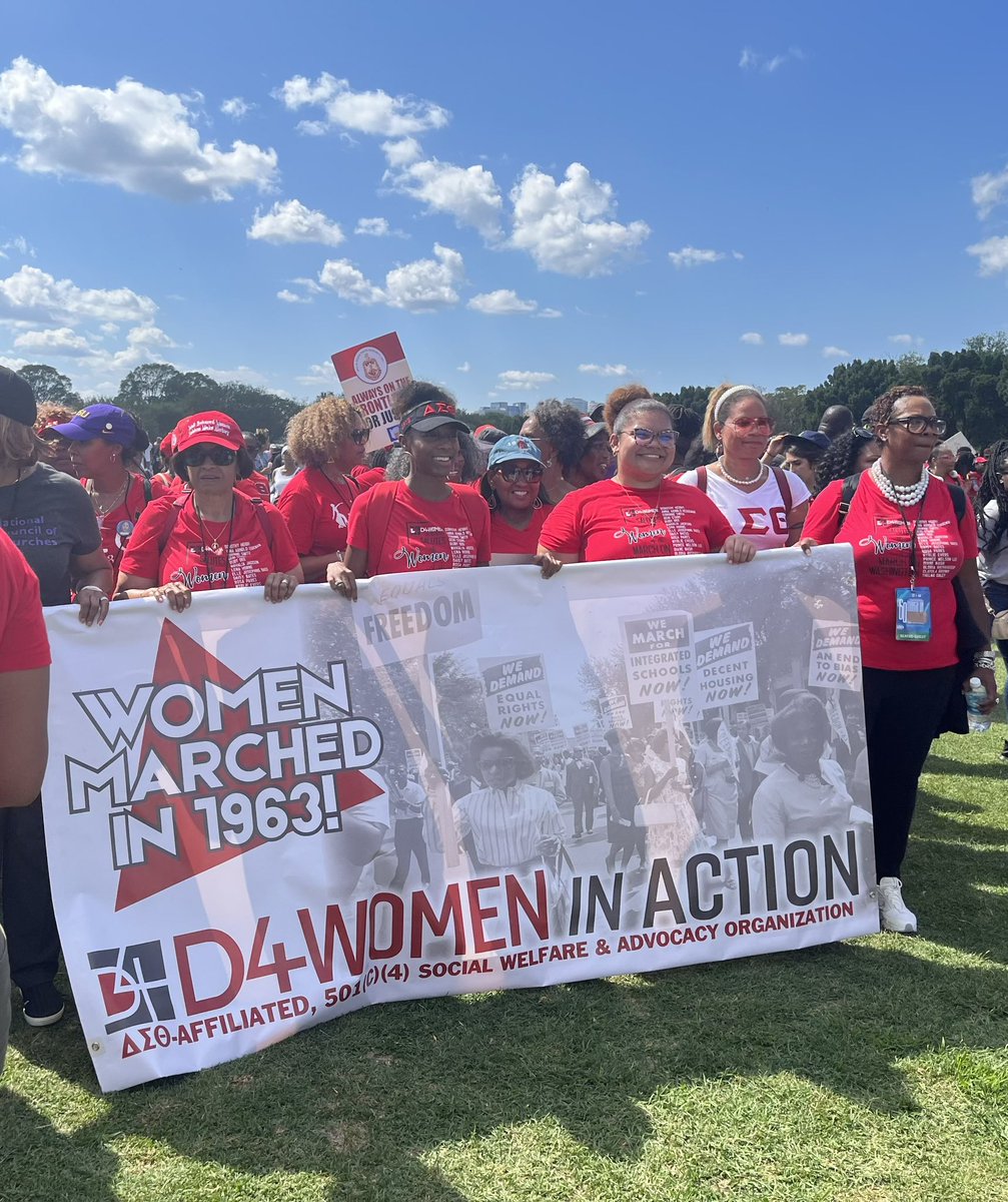 SensationalSAR's tweet photo. The March on Washington made an indelible mark on American 🇺🇸 History and the Sensational South Atlantic Region was in the Nation’s Capital to commemorate the 60th Anniversary. #SensationalSAR #SocialAction https://t.co/aMx4ZeE4a4