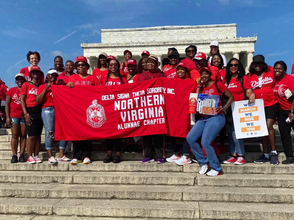 SensationalSAR's tweet photo. The March on Washington made an indelible mark on American 🇺🇸 History and the Sensational South Atlantic Region was in the Nation’s Capital to commemorate the 60th Anniversary. #SensationalSAR #SocialAction https://t.co/aMx4ZeE4a4