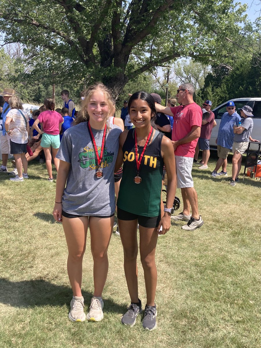 Congratulations to <a href="/SalinaSouthXC/">Salina South Cross Country</a> on their solid opener today at the Great Bend Invite. The day was highlighted by the 3rd place team finish by the girls squad, led by Alina Arceo (13th) and Josten Fischer (14th).