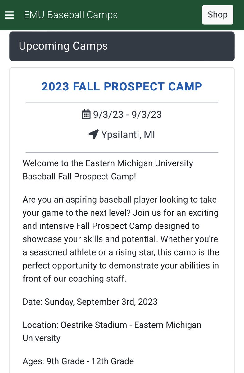 CoachPrince44's tweet photo. Still time to sign up for our fall prospect camp on Sunday, 9/3. 

All prospects will have an opportunity to be in front of our entire staff! You’ll get instruction, evaluation and feedback during our camp. 

#P5G5 

https://t.co/BTigvSIkFo https://t.co/C8mStKexht