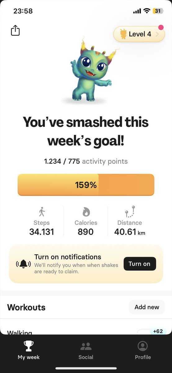 jackavax0's tweet photo. Twelfth day. Continue… #NoExcuse #CryptoFitChallenge @0xnacci @MotionGoals_ @activitars https://t.co/g5rkjf21Nf