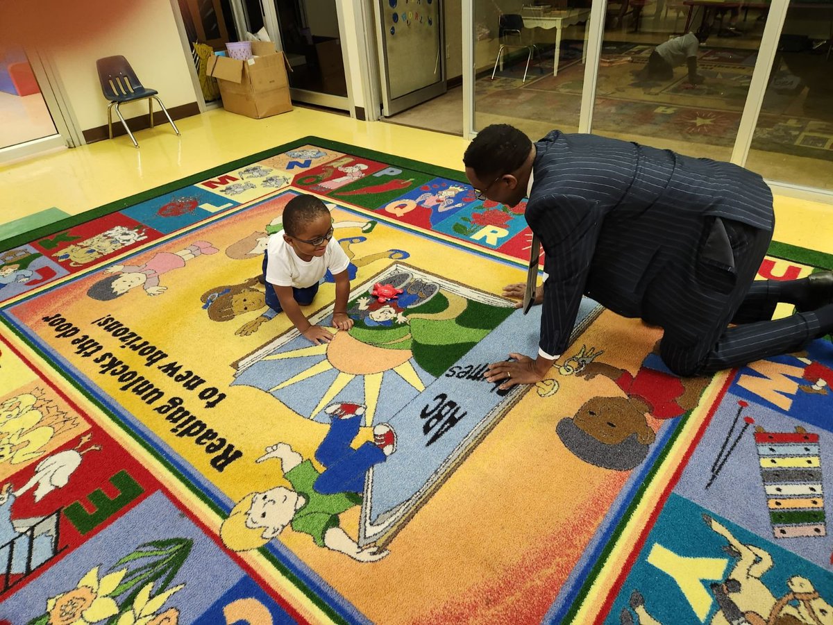 Always excited to interact with the kids at the Family Literacy Center (Even Start Preschool)