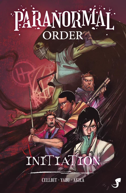 The graphic novel Paranormal Order is out in english and spanish! 
An unlikely group of paranormal investigators are summoned to a school that recently caught fire as one of the firefighters was killed in a horrifying way. His partner, in shock, insists he saw a ghost... 