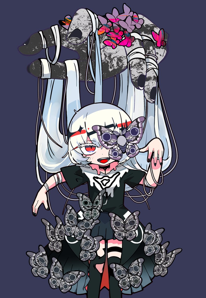 「まふまふさんの新曲「クロスワードパズル」のイラストを描かせていただきました  」|寺田てらのイラスト