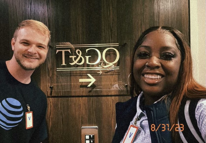 What better way to end the month with a Table day at QG&amp;T law firm!!!  We had an absolute blast interacting with their staff.

#KAMOFunAtWork | #LifeAtATT | #KAMO6 | #winMOORE  <a href="/KAMO_Lakewood/">Great Lakes 🌊🪵</a> <a href="/MichaelW2832/">Michael Williams</a>