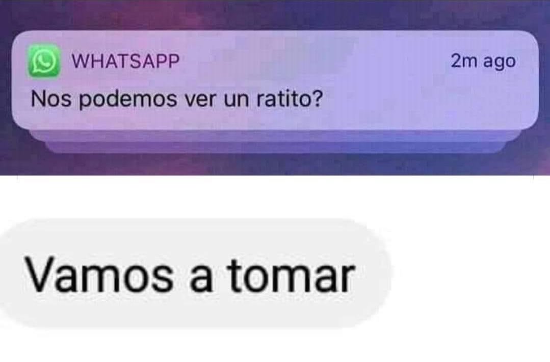 BorrachosVIP's tweet photo. El mensaje que quiero que me llegue / El que me llega https://t.co/XeDSdByi9P