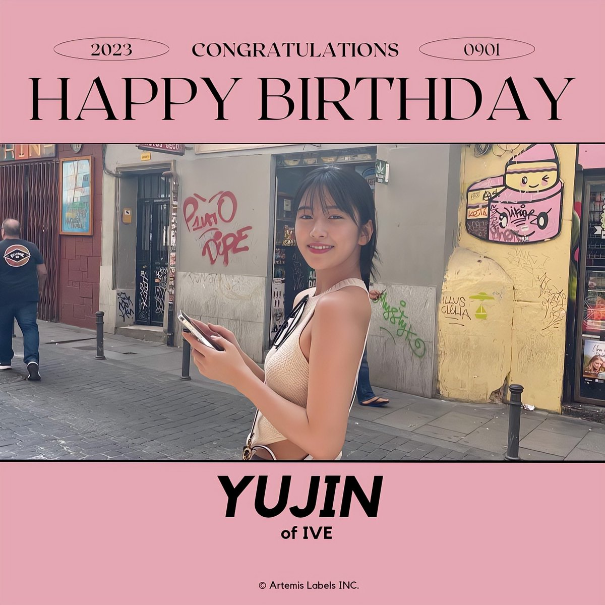artemis_labels's tweet photo. Happy birthday to IVE's Leader, An Yujin (안유진) 🐶🎂🥳!

✅09.01.23

© 2023 @Artemis Labels INC.
All rights reserved to @artemislabels

#아이브 #IVE #ANYUJIN #안유진  #HappyANYUJINday
#9월_최대이벤트_안유진생일 🐶💝🎉🥳 @IVE_twt @IVEstarship https://t.co/Z3Su7BIfeT