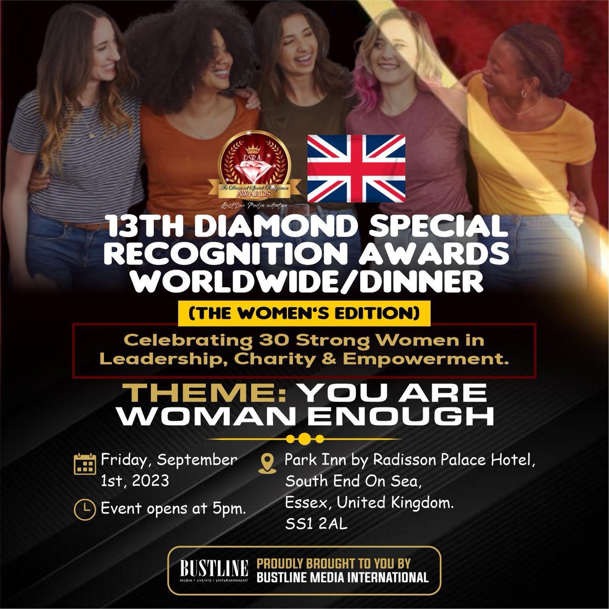 Excited to be nominated for an award at this event. Can’t wait to meet some marvellous women!