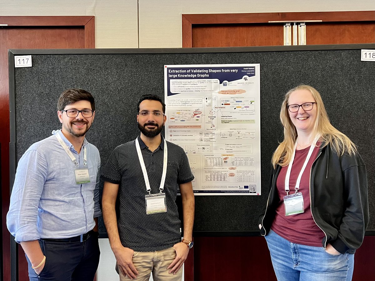 chkashifrabbani's tweet image. It is my great pleasure to present our paper on improving data quality in very large knowledge graphs at @VLDBconf-2023 in Vancouver Canada.
 Read more on relweb.cs.aau.dk/qse/
#graphs #scalableDataScience @CompSciAAU @dkw_aau