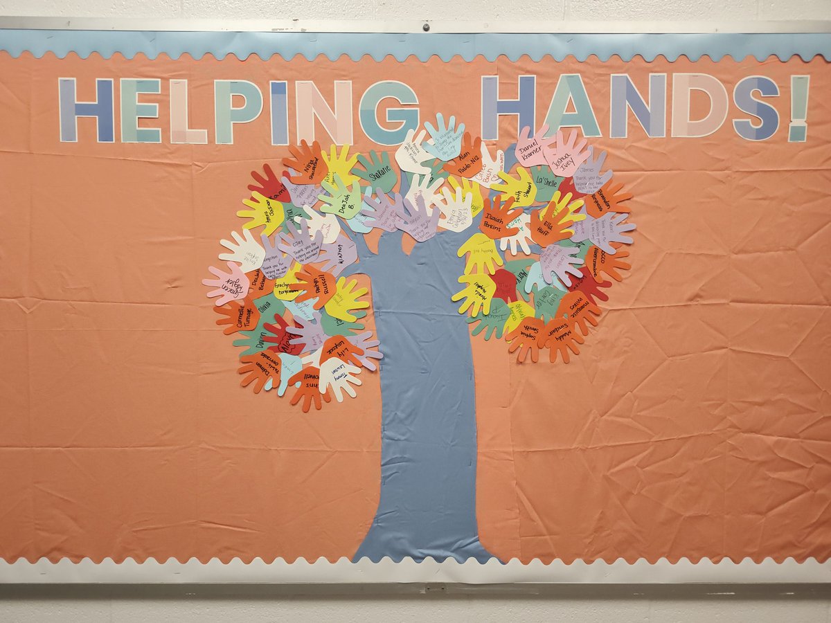 This year students are earning helping hands by completing a community outreach project! At NIS we believe in supporting the community that supports us continuously! ❤️🖤🤍
