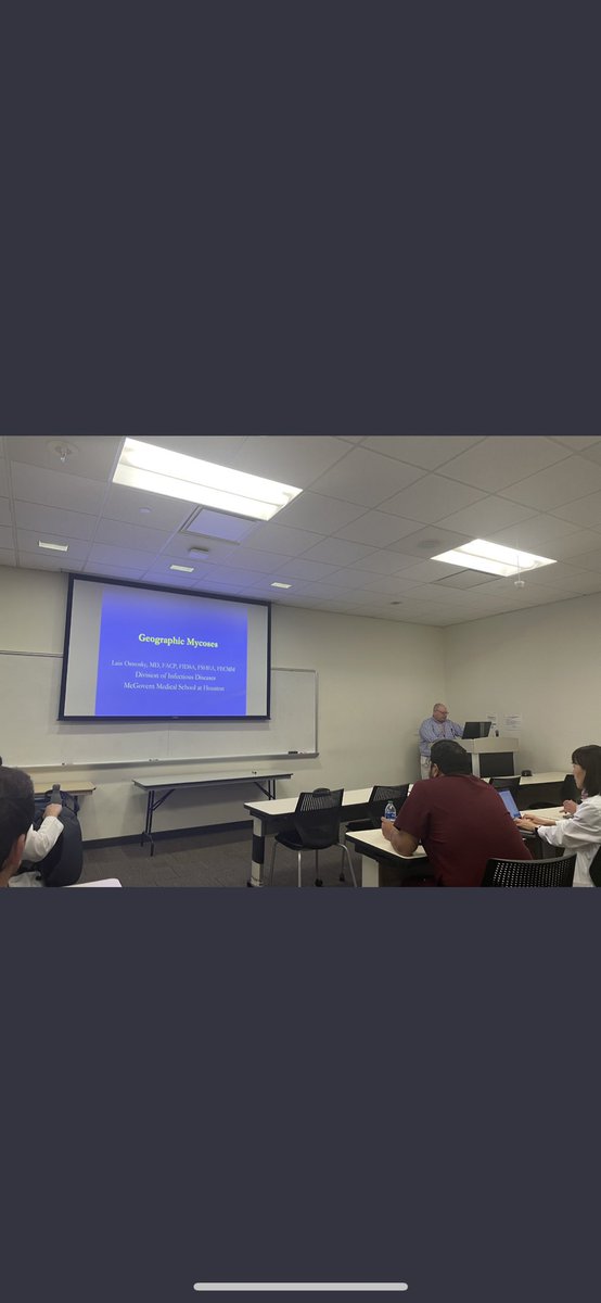 Thank you to our fungal expert Dr. Ostrosky @DrLuisO for giving core lecture today about endemic mycoses!