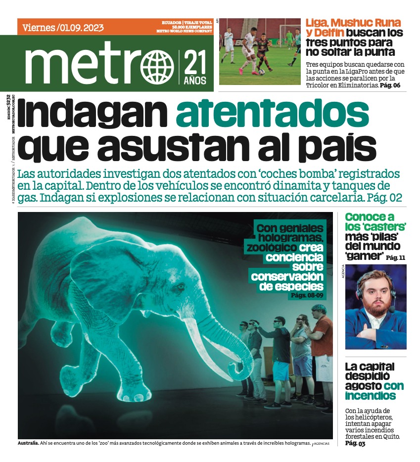 Metro Ecuador tweet media