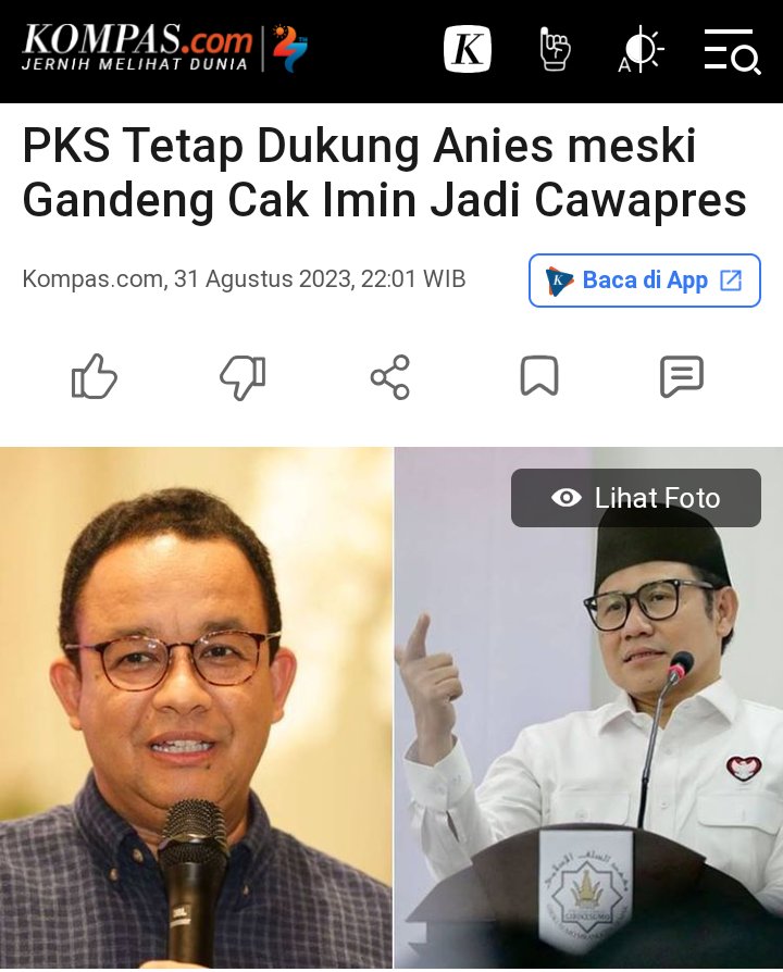 PaltiHutabarat's tweet photo. Bersama Anies, PKB dan PKS bersatu 🤭 https://t.co/B8BktXKqnz
