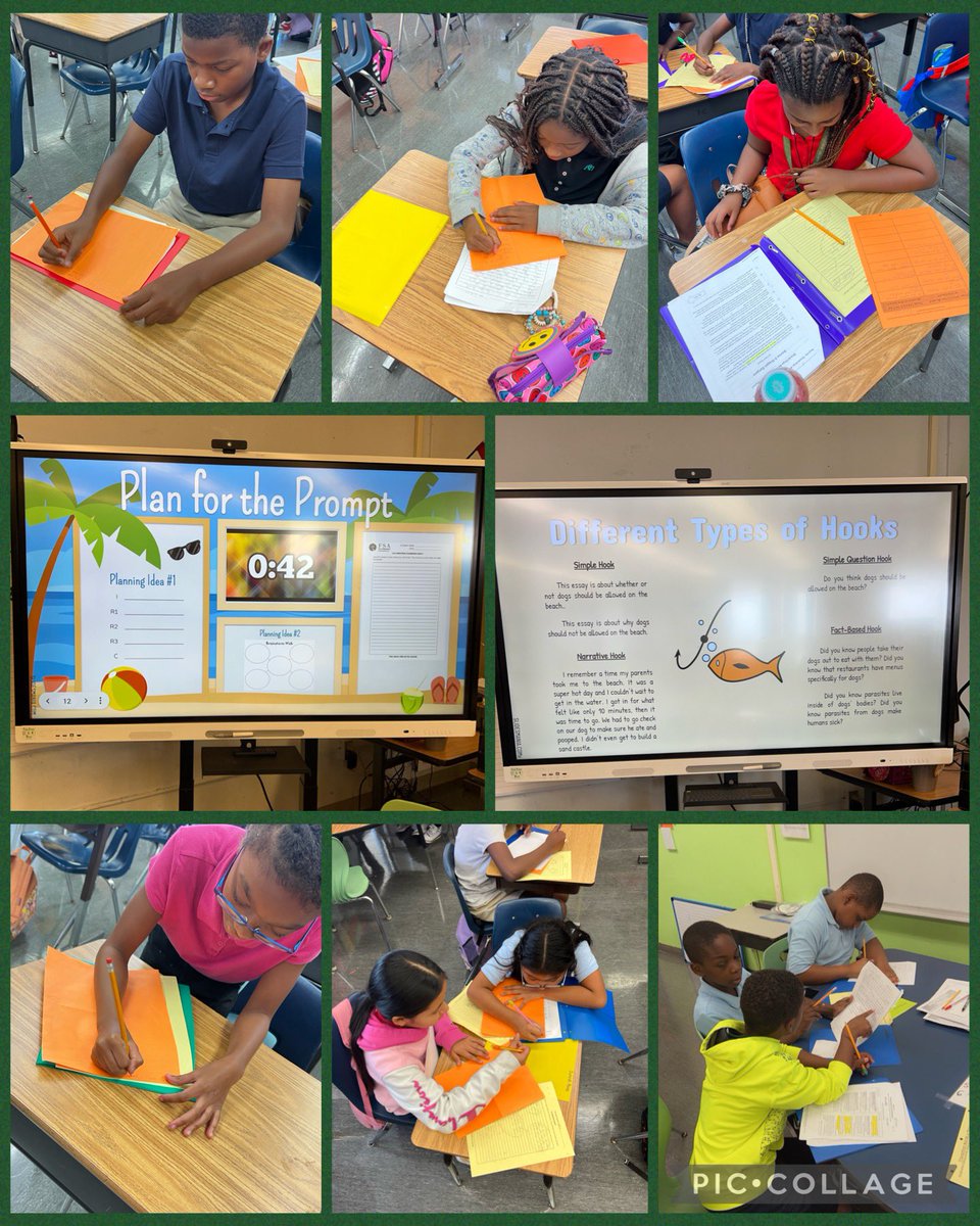 Today our #MustangScholars planned their essays, practiced “hooking” their readers, and wrote their introductions. Another successful day of writing instruction. 🏆😃📝#PBCSD #WRES <a href="/pbcsd/">The School District of Palm Beach County</a> <a href="/McKnight_WRES/">Dr. Alisha McKnight</a> <a href="/MAWillMadeIt561/">Miesha Williams</a>