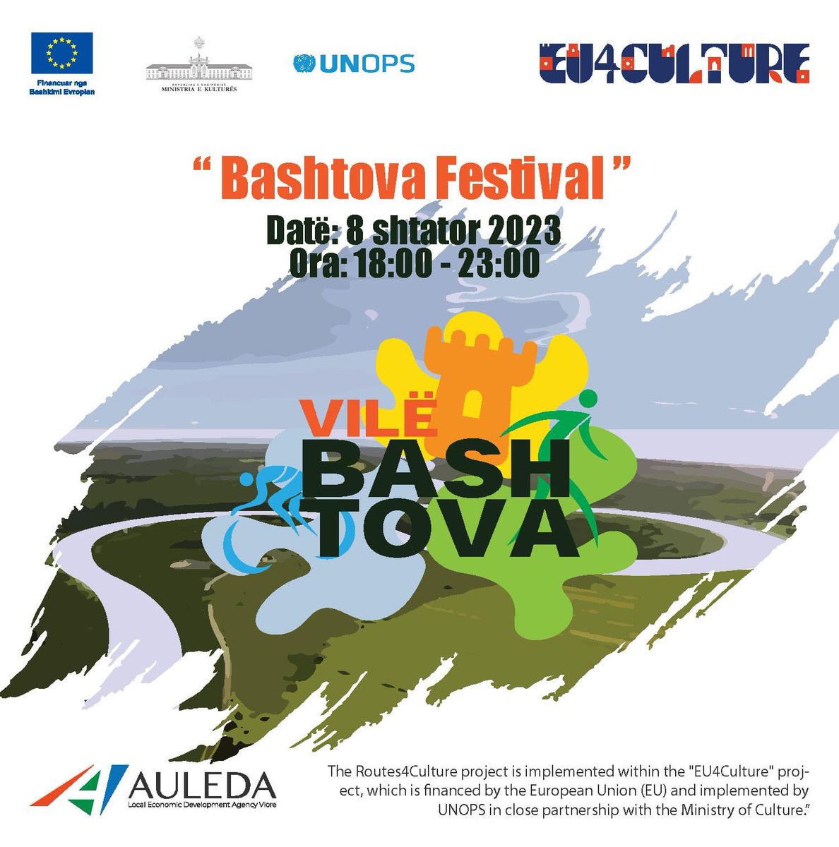 Takohemi në Kalanë e Bashtovës!

Në datën 8 shtator ju presim në Festivalin e Bashtovë, një kombinim i artit dhe trashëgimisë kulturore.