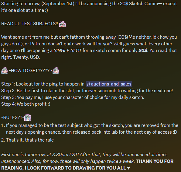 Peachcupp's tweet image. DISCORD EXCLUSIVE 20$ SKETCH COMMISSIONS START TOMORROW!