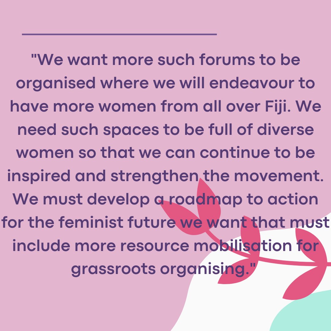 ForumPff's tweet photo. "The first ever Fiji National Feminist Forum took place from 2-4 Nov. 2022 in Fiji. The forum brought together over 80 women and feminists from their own constituencies. With the theme of Embracing the Collective Power of our Movements." 
@CoalitionWe @spc_cps @GlobalSpotlight https://t.co/g640vGfSNB