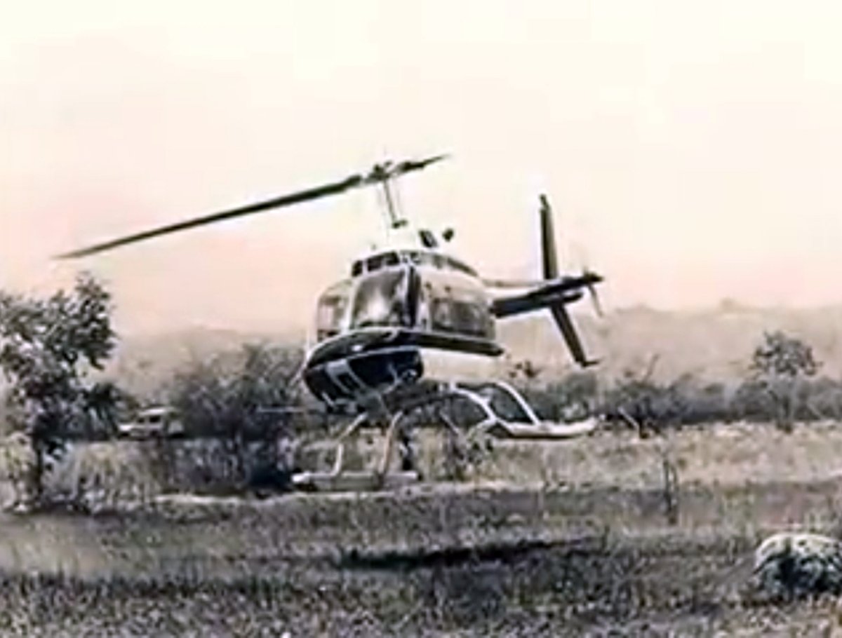 SusiTeamHunter's tweet photo. A CIA linked helicopter was used during Indonesian Operasi Flamboyan in September to December 1975. this operation was the covert miltary invasion of East Timor which would take the lives of 5 Australian based journalists in Balibo on 16th October 1975
#coverup https://t.co/BpPVtkSin6