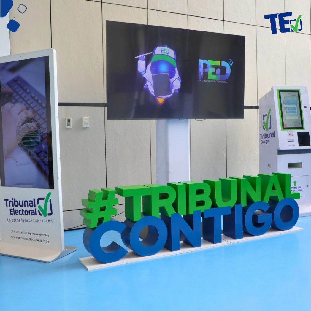 tepanama's tweet photo. En representación del Pleno del TE, el magistrado Eduardo Valdés Escoffery, dictó una conferencia sobre “Elección General 2024, Retos y amenazas”. En el marco de la 1era Jornada Nacional de Docentes de Comunicación Social.

#TribunalContigo✅️ https://t.co/l3Q6RinZo6