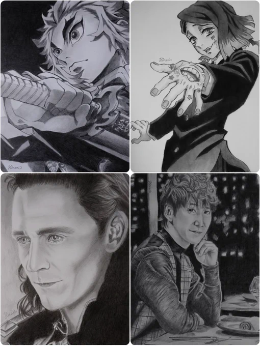 #とびきりの黒を魅せて下さい
黒の表現が特にお気に入りな絵を選んでみました😊 