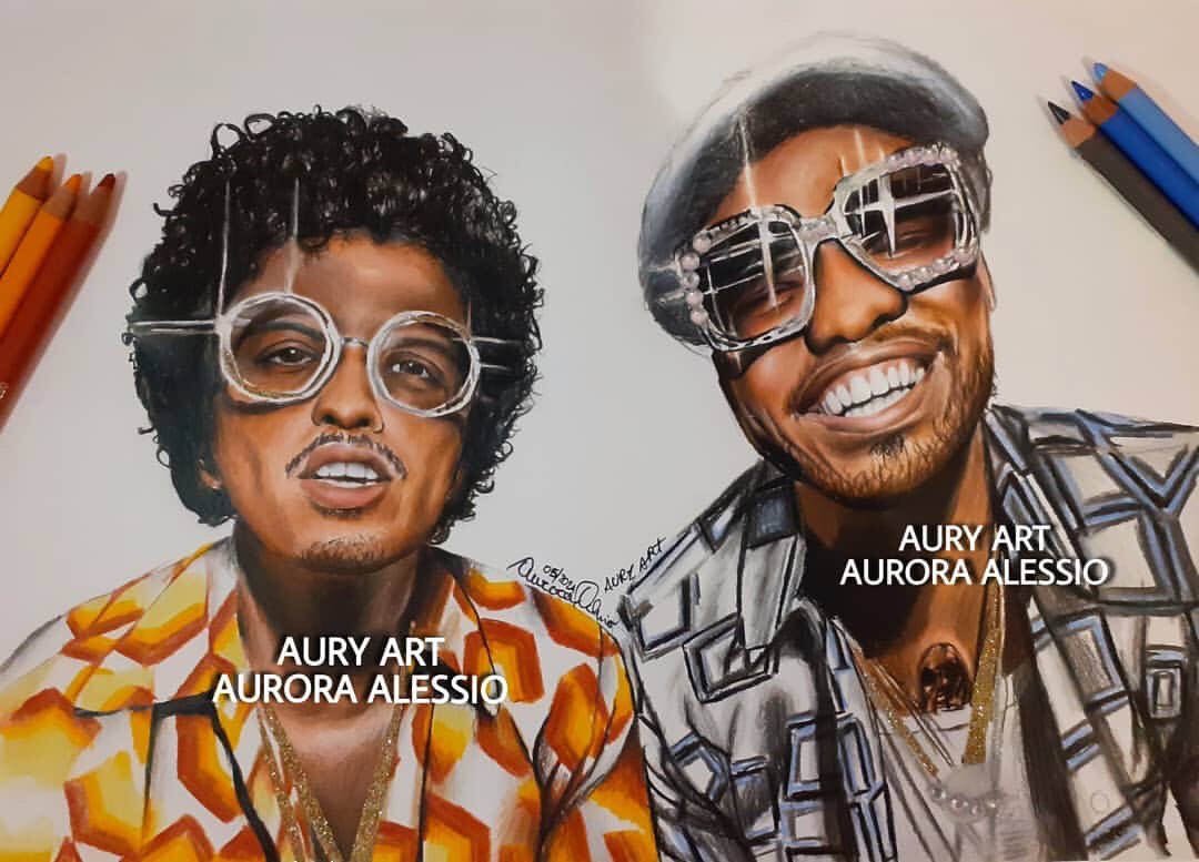 1Marssars75's tweet photo. Another beautiful realistic drawing of @silksonic by this amazing artist! 🎨😍
•
repost @aury_art of on IG
“Drawing Silk Sonic ✨ Bruno Mars & Anderson Paak ❤️”
•
#BrunoMars #AndersonPaak #SilkSonic #LeaveTheDoorOpen #LTDO #FanArt #BrunoMarsArt #AndersonPaakArt https://t.co/nJMaTuNgbW
