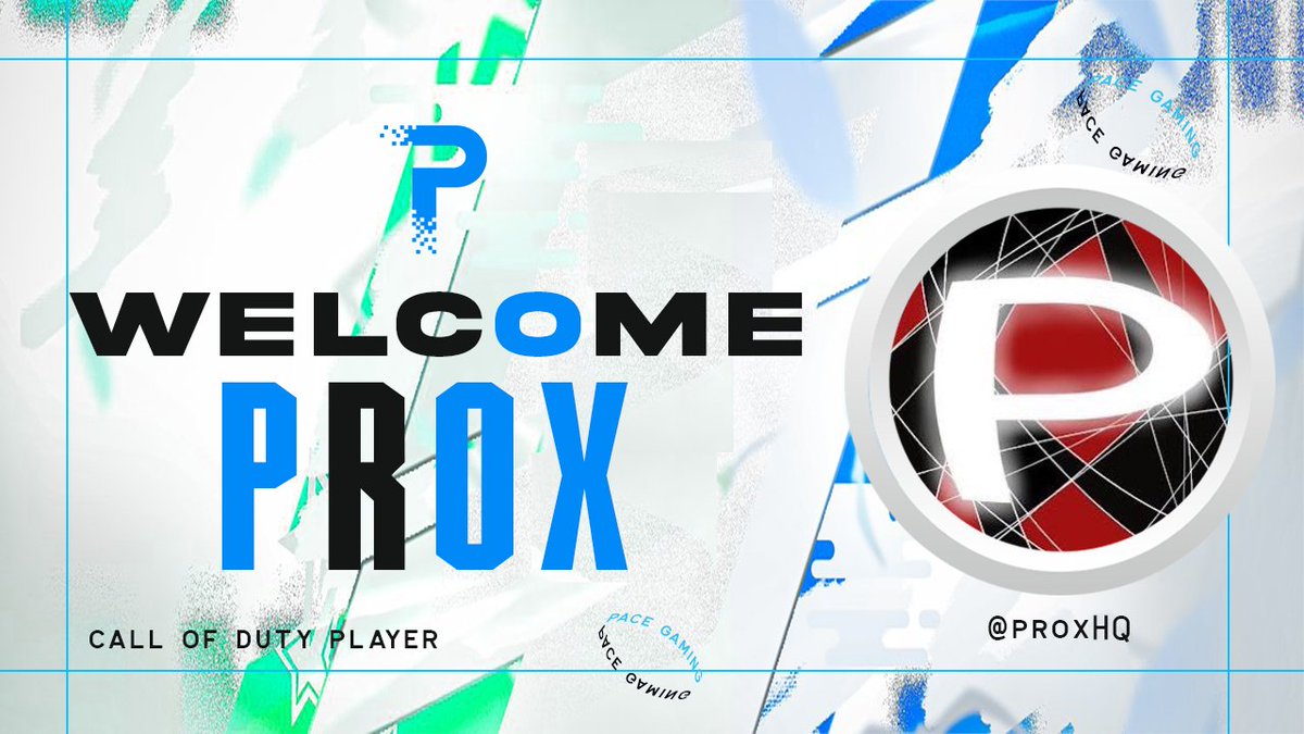 _PaceGaming's tweet image. 🖊️🖊️Keeping the ball rolling!! Welcome to our newest CoD team member @proxHQ 🖊️🖊️

#KeepThePACE