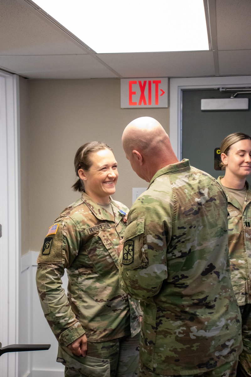 8BDEArmyROTC's tweet image. And that&apos;s a wrap! 8th Brigade Commander, COL Scott, and the incoming CSM Horsager presented awards to HQ personnel who performed exceptionally in support of #CST2023. 

Congratulations to Mr. G., CPT Robertson, and CPT Dunn!

#CadetsOfTheWest: Viking Strong! ⚔️