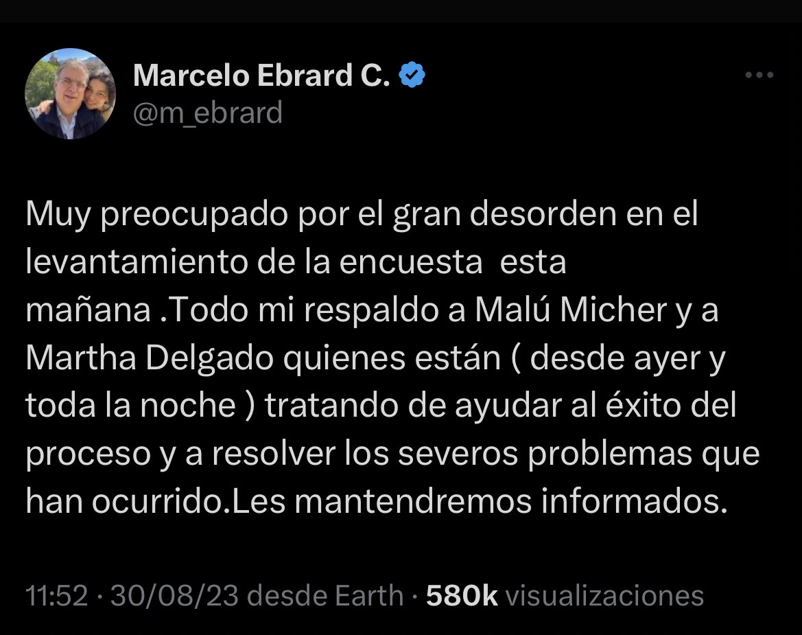 PZafrir's tweet photo. Seamos conscientes, las urnas, las boletas para completar la encuesta deben de presentarse con formalidad, es extraño que tarden, podría intimidar a las personas y volver más lento el proceso. Marcelo Ebrard manda apoyo a sus representantes. ¡Estamos con ellos! https://t.co/oKcaYCwK1a