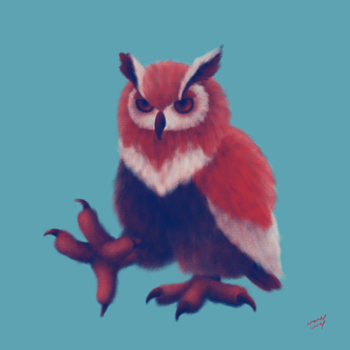 ミミズク

日本帰ってきました
フクロウカフェ行ってみたいな…
フクロウくんたち引越しの疲れを癒してくれないか~！

#illustration #hornedowl #ミミズク #イラスト