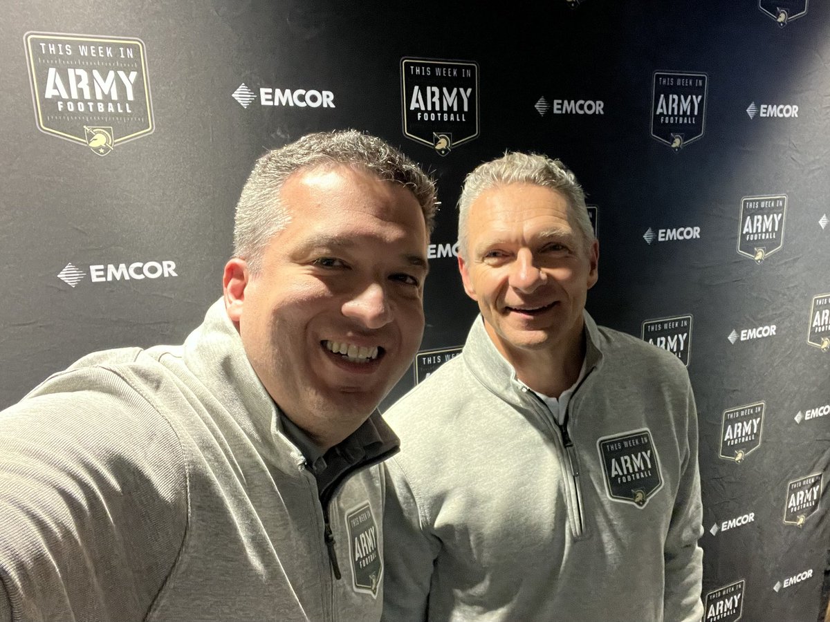 Super excited for year #20 hosting This Week in Army Football… and the 10th year doing it with the best college football coach in the county… #GoArmy