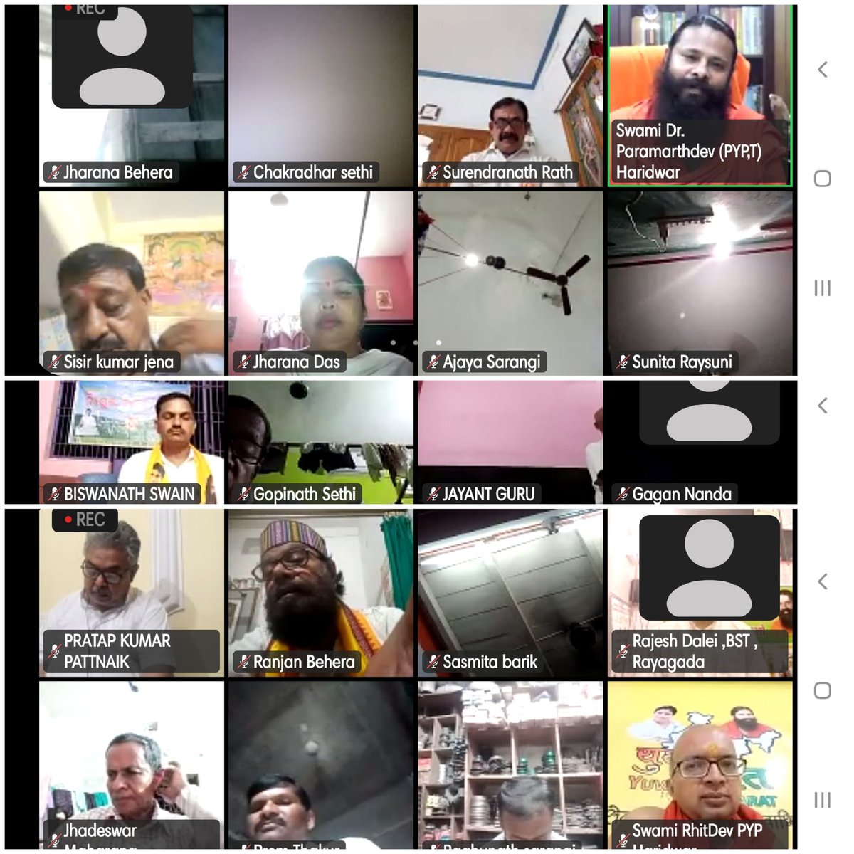 Kshitish Pattanaik #SocialYogi (@kshitish_pyp) on Twitter photo Online #Odisha Rajya & Jilla Sangathan meeting taken by Mukhya Kendriya Pravari Pujya Swami <a href="/paramarthdev/">स्वामी परमार्थदेव</a> Ji Maharaj Online #Odisha Rajya & Jilla Sangathan meeting taken by Mukhya Kendriya Pravari Pujya Swami <a href="/paramarthdev/">स्वामी परमार्थदेव</a> Ji Maharaj