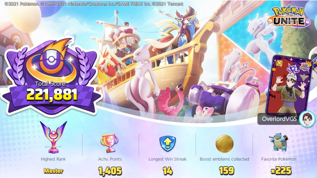 OverlordTyler's tweet image. #PokemonUNITE #NintendoSwitch