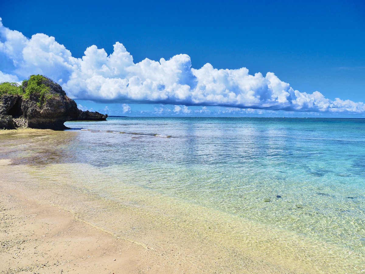 宮古島は雲の形が面白い☁️