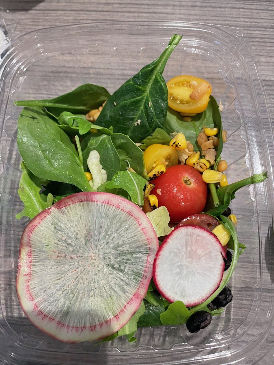 Amazing plant based option for lunch @csam_connect !! Great to incorporate #lifestyle #selfcare while learning about addiction! @ACLifeMed @BethFratesMD @ASAMorg . #addictionmedicine #MedTwitter #2023csam 
What are your experiences with conference food from a healthy balance?