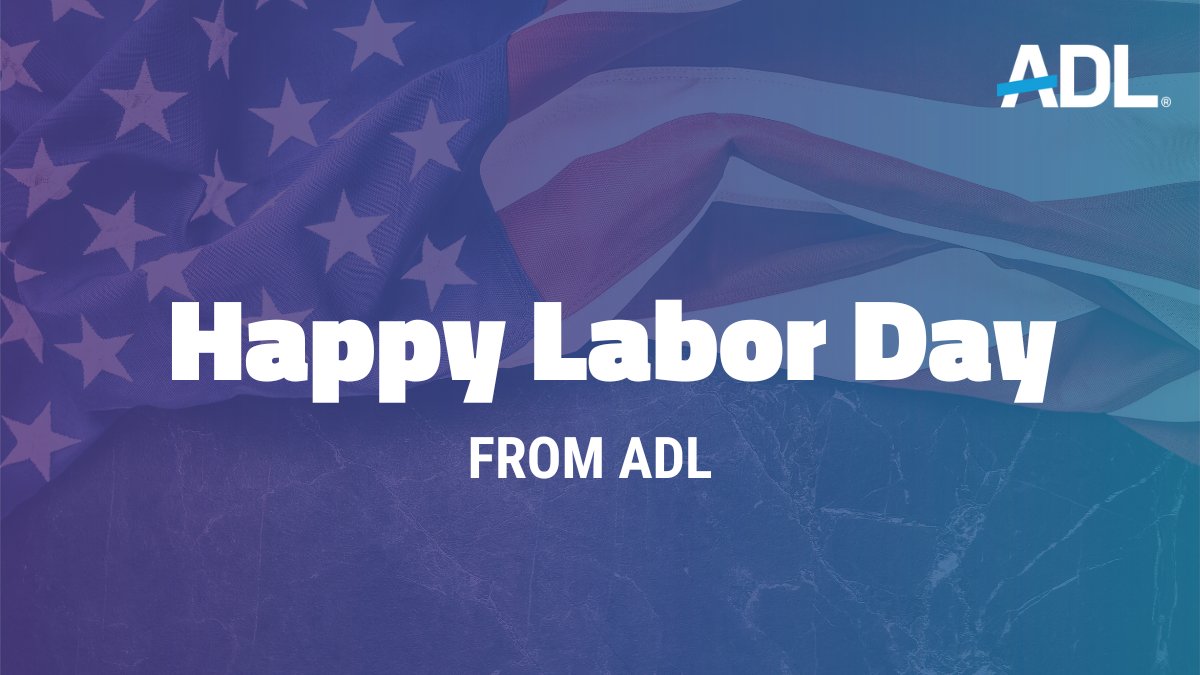 We wish everyone a restful #LaborDay as we celebrate workers' contributions everywhere and the hard work that goes into fighting hate every day.