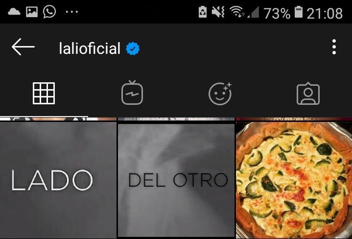 por suerte lali siempre se manejó bien con las redes