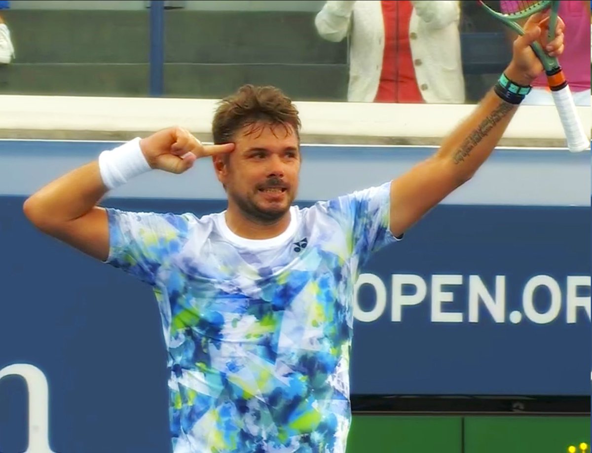 WeAreTennis's tweet photo. A legend of a player, a legend of a celebration. https://t.co/PDSS7F02A7