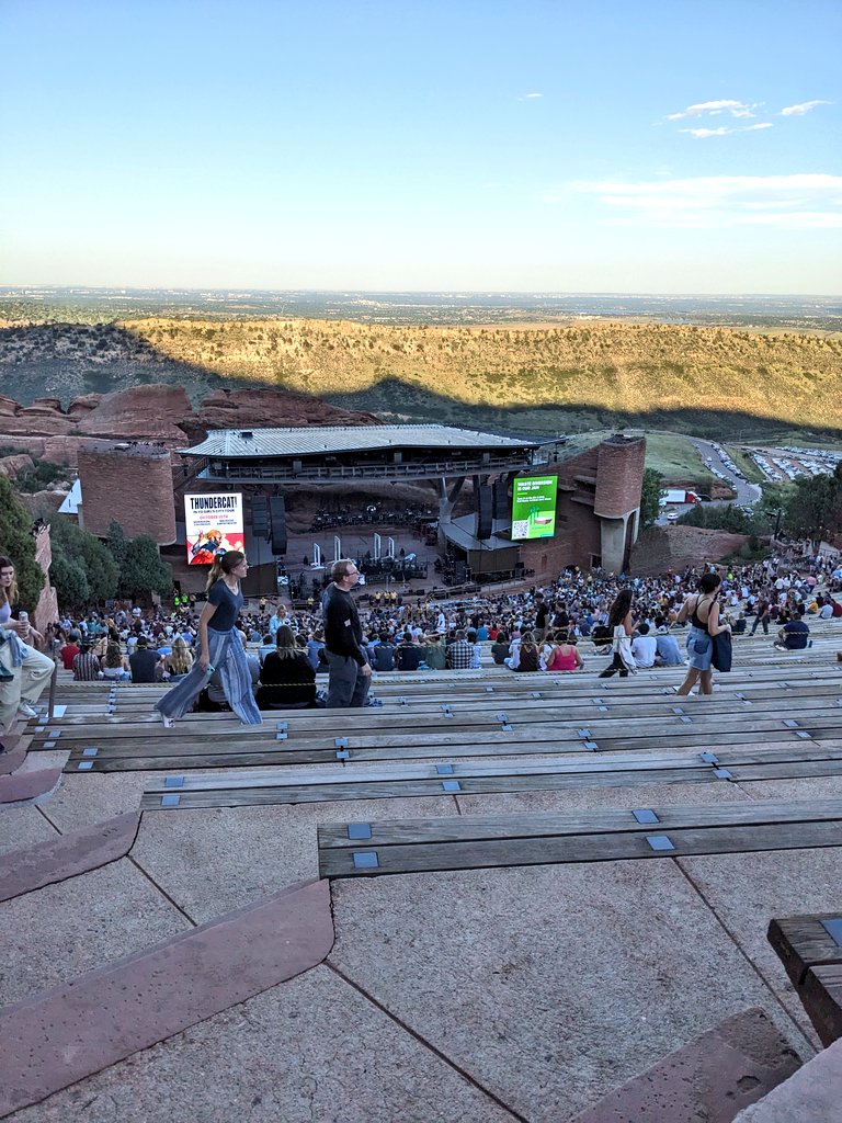 Red rocks amphitheatre is such a cool venue for music