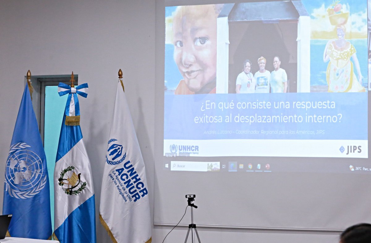 MinexGt's tweet photo. El @MinexGt, como integrante del Equipo Técnico Nacional #MIRPS, con apoyo de @RepACNURGuate y @ACNURamericas, brindó el taller "Aproximaciones al Desplazamiento Interno", para el fortalecimiento de las capacidades institucionales y la implementación del proceso #MIRPS. https://t.co/4Z0QaV5klN