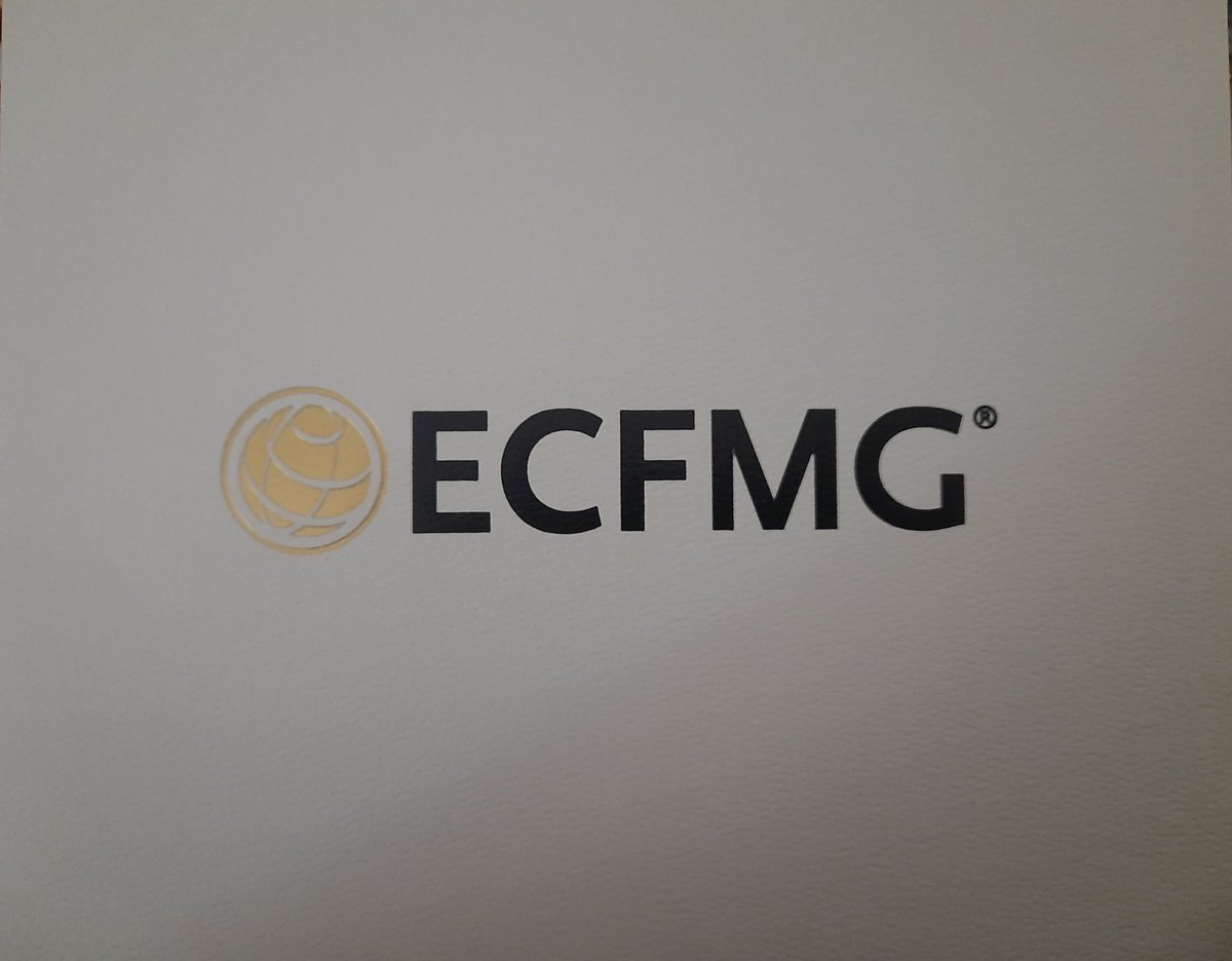 Finally @ECFMG certified. ✌️
#Match2024