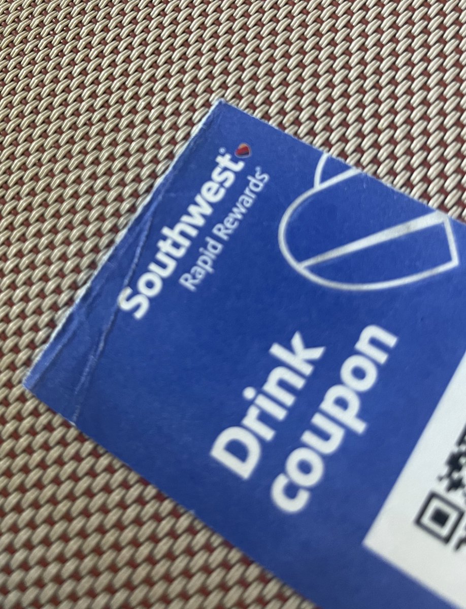 nsberry's tweet photo. Anybody get any 2023 @SouthwestAir drink tickets?  I haven’t got anything since the pandemic. https://t.co/Gj5CchKbFW