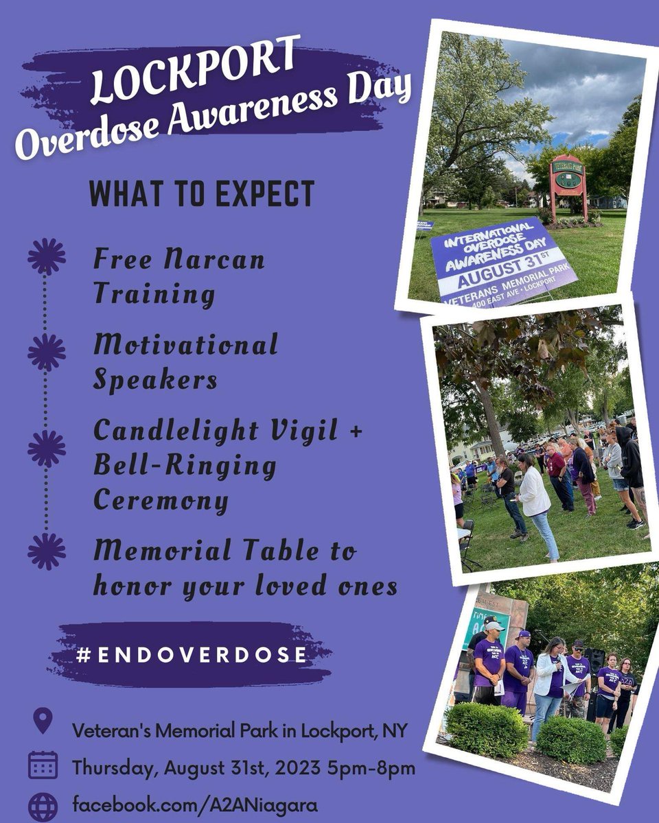 SheriffCar70's tweet photo. I again, had the privilege of being a guest speaker at Lockport Overdose Awareness Day.  This annual event continues to shed light on the struggles of addiction and also highlights the people that are ready, willing and able to help.  
#neverlosehope https://t.co/mTU8MuaVDL